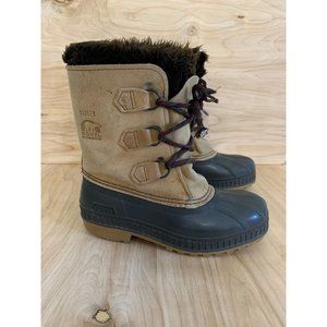 SOREL Kid's Badger Insulated Winter Boots Size 4